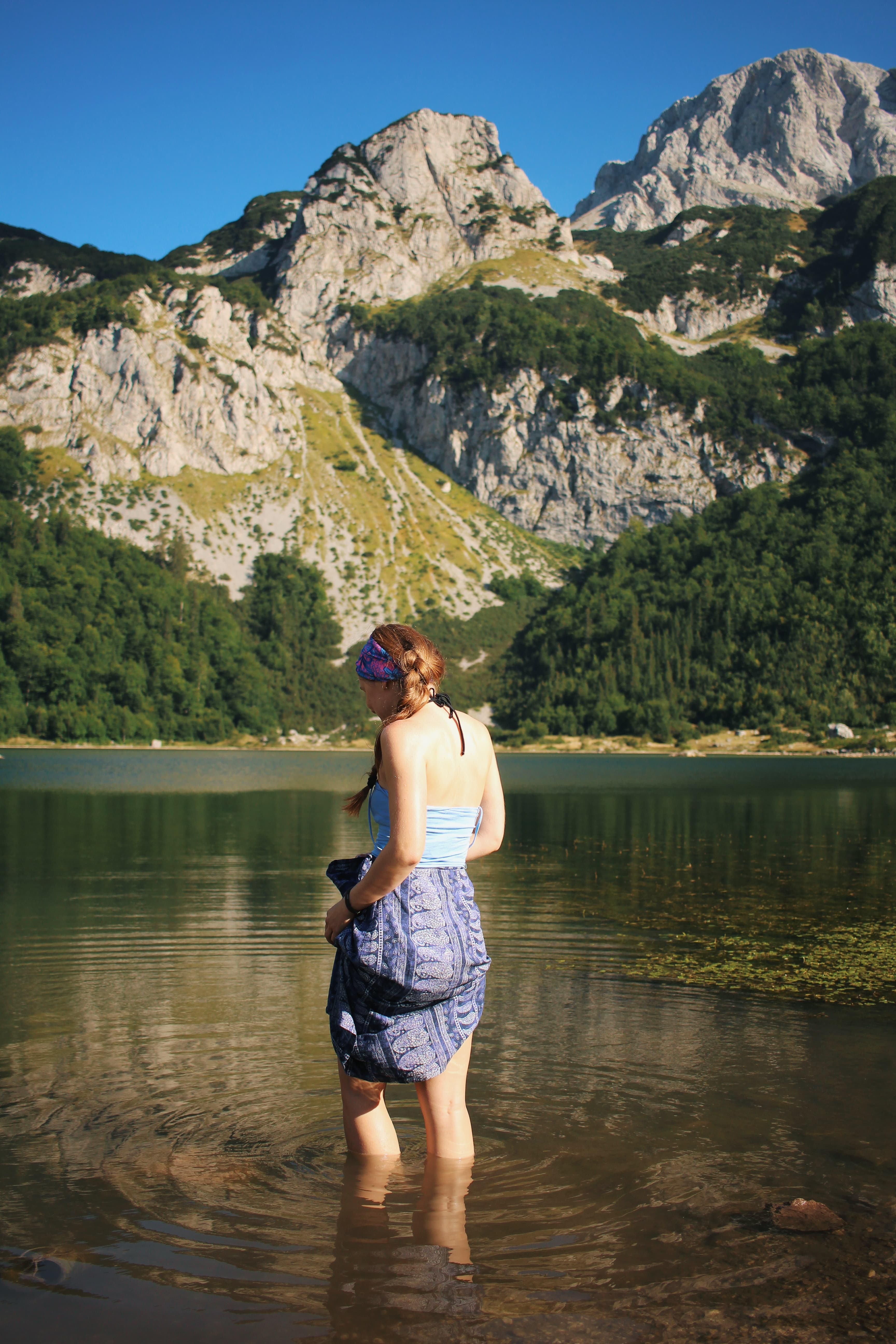 Kupanje na Trnovačkom jezeru